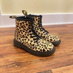 HTF Dr. Martens cheetah print boots